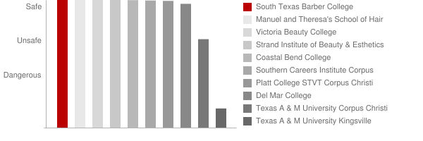 South Texas Barber College Safety Chart
