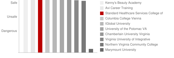Standard Healthcare Services College of Nursing Safety Chart