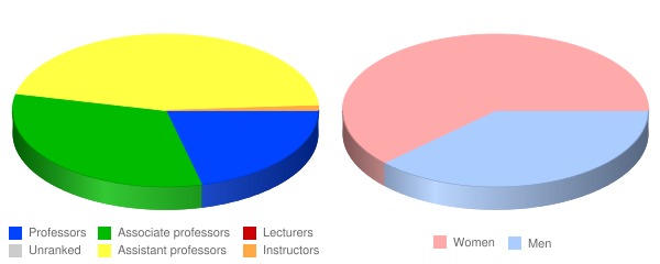 SUNY College of Optometry Faculty Demographics Chart