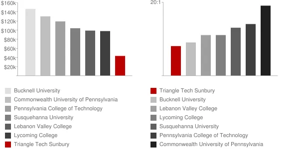 Triangle Tech Sunbury Faculty Compensation and Workload Chart