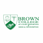 Brown College of Court Reporting Logo Brown College of Court Reporting Logo