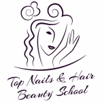 Top Nails & Hair Beauty School Logo Top Nails & Hair Beauty School Logo