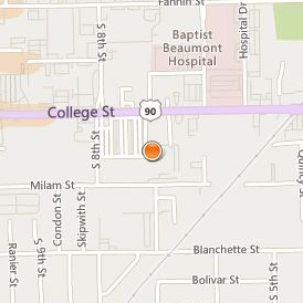 Academy of Hair Design Beaumont Location Map - Street View