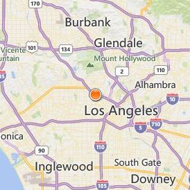 American Career College Los Angeles Location Map - City View