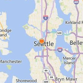 Antioch University Seattle Location Map - City View