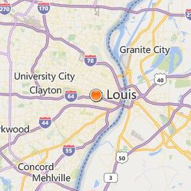 Aquinas Institute of Theology Location Map - City View