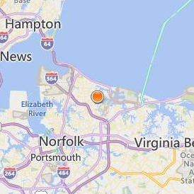 Aviation Institute of Maintenance Chesapeake Location Map - City View