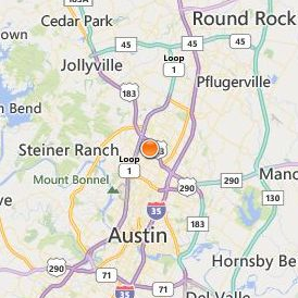 Baldwin Beauty School North Austin Location Map - City View