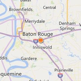 Baton Rouge School of Computers Location Map - City View