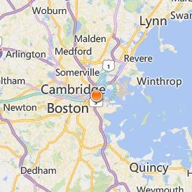 Empire Beauty School Boston Location Map - City View
