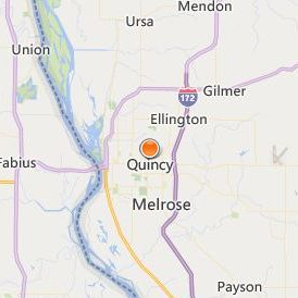 Blessing Rieman College of Nursing Location Map - City View