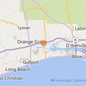 Blue Cliff College Gulfport Location Map - City View