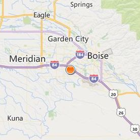 Boise Barber College Location Map - City View