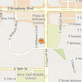 Brookline College Tucson Location Map - Street View