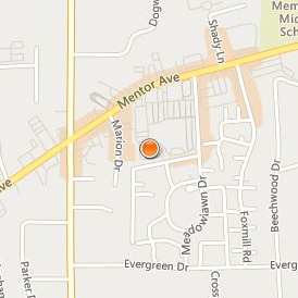 Brown Aveda Institute Mentor Location Map - Street View