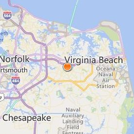 Bryant & Stratton College Virginia Beach Location Map - City View