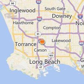 California Healing Arts College Location Map - City View