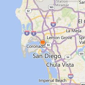 California Western School of Law Location Map - City View