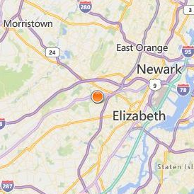 Capri Institute of Hair Design Kenilworth Location Map - City View