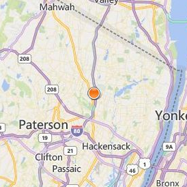 Capri Institute of Hair Design Paramus Location Map - City View