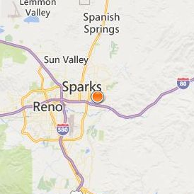 Career College of Northern Nevada Location Map - City View