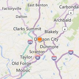 Career Technology Center of Lackawanna County Location Map - City View