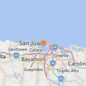 Carlos Albizu University San Juan Location Map - City View