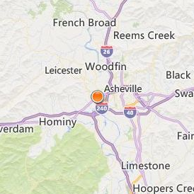 Carolina College of Hair Design Location Map - City View