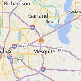 Carrington College Mesquite Location Map - City View