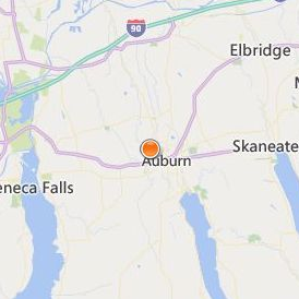 Cayuga Onondaga BOCES Practical Nursing Program Location Map - City View