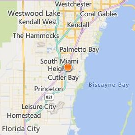 College of Business and Technology Cutler Bay Location Map - City View