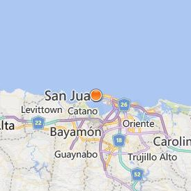 Center for Advanced Studies On Puerto Rico and the Caribbean Location Map - City View