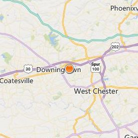 Chester County Intermediate Unit Location Map - City View