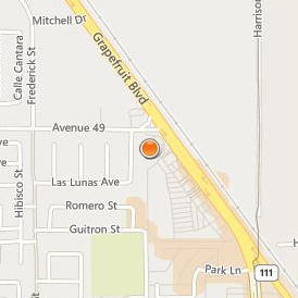 CET Coachella Location Map - Street View