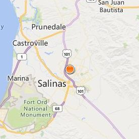 CET Salinas Location Map - City View