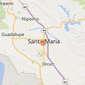CET Santa Maria Location Map - City View