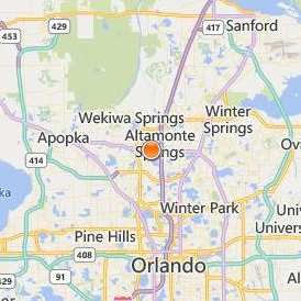 City College Altamonte Springs Location Map - City View