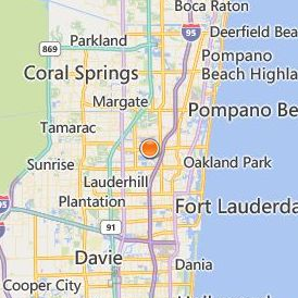 City College Fort Lauderdale Location Map - City View