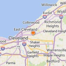 Cleveland Institute of Music Location Map - City View
