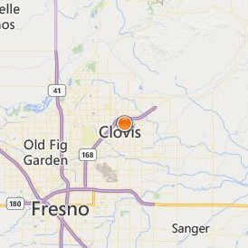 Clovis Adult Education Location Map - City View
