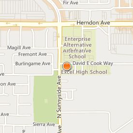 Clovis Adult Education Location Map - Street View