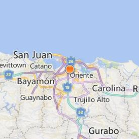Colegio Universitario de San Juan Location Map - City View
