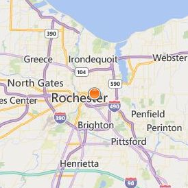 Colgate Rochester Crozer Divinity School Location Map - City View