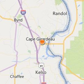 Southeast Missouri Hospital College of Nursing and Health Sciences Location Map - City View
