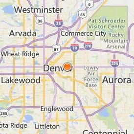 Colorado School of Traditional Chinese Medicine Location Map - City View