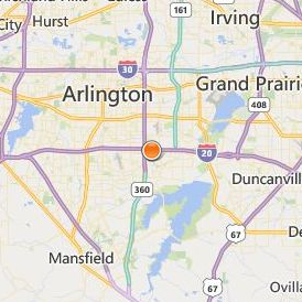 Concorde Career College Grand Prairie Location Map - City View