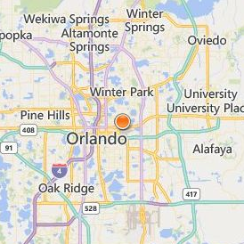 Concorde Career Institute Orlando Location Map - City View