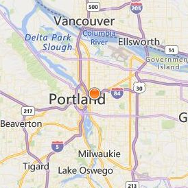 Concorde Career College Portland Location Map - City View