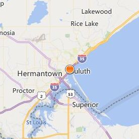 Cosmetology Careers Unlimited College of Hair Skin and Nails Duluth Location Map - City View