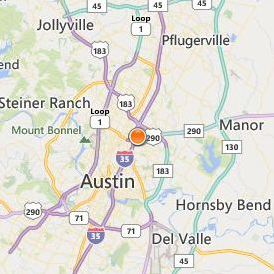 CyberTex Institute of Technology Location Map - City View